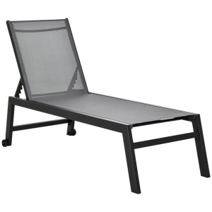 Tildasstore Solsäng 5-stegs ryggstöd 202x65x43 cm