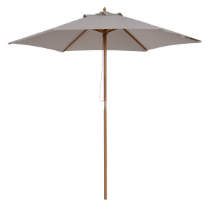 Tildasstore Parasoll 180/㎡ polyestergrå diameter 2,5x2,3 m