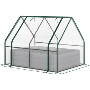 Tildasstore Miniväxthus 2i1 metallram