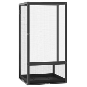 Tildasstore Aluminiumterrarium för reptiler Amfibi 60x60x120 cm