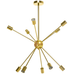 Tildasstore Taklampa sputnik design 10 lampor