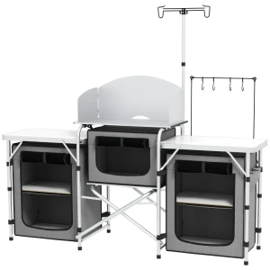 Tildasstore Hopfällbart campingkök 172x48x119 cm