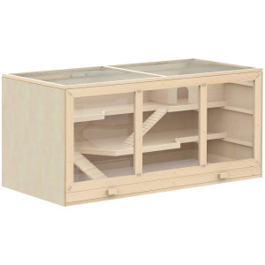 Tildasstore Hamsterbur tre våningar PVC