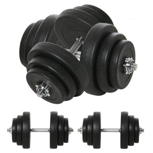 Tildasstore Hantelset 40 kg 12 viktskivor