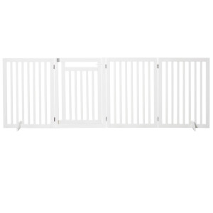 Tildasstore Hundgrind 4 delar Fristående hopfällbar 81 cm