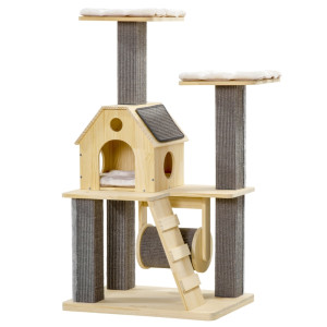 Tildasstore Klösträd med grotta skrapytor ramp 125 cm