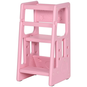 Tildasstore Lärtorn höjdjusterbar 47x47x90 cm rosa