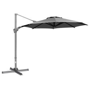 Tildasstore Parasoll Ø298 cm justerbar vinkel 360 grader vridbar