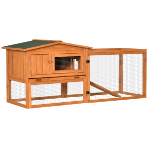 Tildasstore Kaninbur/smådjur orange 156x58x68 cm