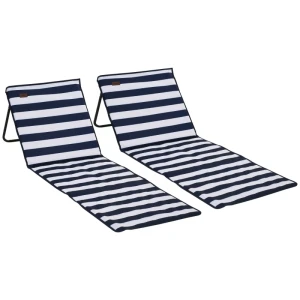 Tildasstore Strandmatta med ryggstöd 2-pack