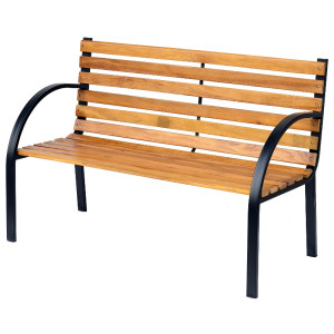Tildasstore Trädgårdsbänk 2-sits naturlig furu 122x60x83 cm