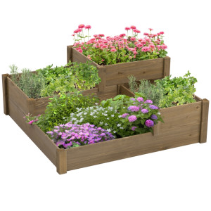 Tildasstore Odlingslåda 3 nivåer 122x122x51cm