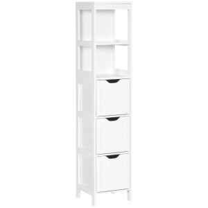 Tildasstore Badrumsskåp 2 hyllor 3 lådor 141,6H cm