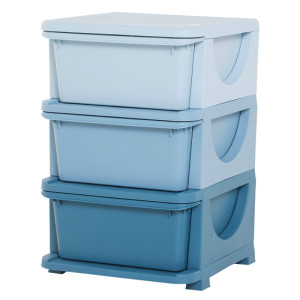 Tildasstore Förvaringslådor 3 lådor 37x37x56,5 cm