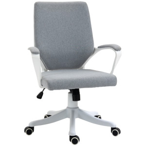 Tildasstore Ergonomisk kontorsstol 5 hjul grå