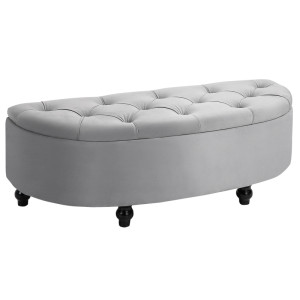 Tildasstore Vintage sittbänk förvaring sammet 120x46x42 cm