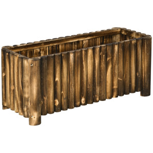 Tildasstore Planteringslåda granträ 100x38,5x40 cm