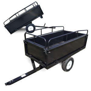 Tildasstore Tippvagn för åkgräsklippare 200x78x94,5cm