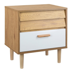 Tildasstore Sängbord med 2 lådor 50x39,5x55 cm