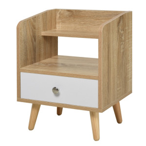 Tildasstore Sängbord med låda och hylla 48 cm