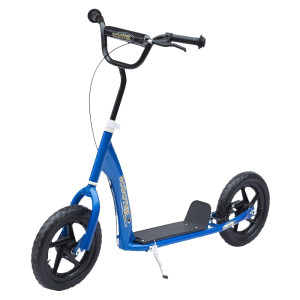 Tildasstore Sparkcykel 12 tum 120x52x80-88 cm blå