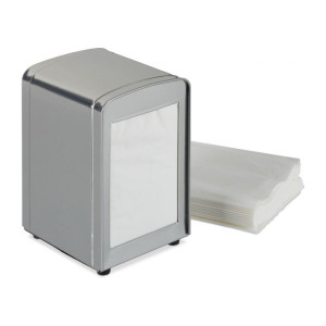 Tildasstore Servettdispenser stål - Silver