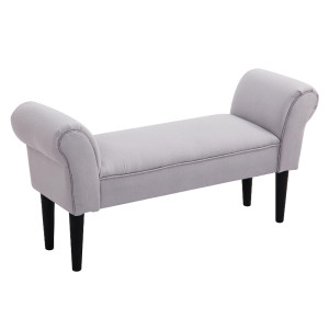 Tildasstore Sittbänk grå 102x36x51 cm