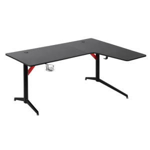Tildasstore Gamingbord med hörlurskrok dryckeshållare 157x111,8x74 cm