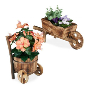 Tildasstore Blomkruka skottkärra 2 set