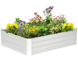 Tildasstore Odlingslåda galvaniserat stål 120x90x30 cm