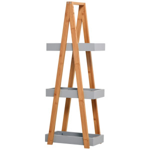 Tildasstore Badrumshylla 3 våningar 30x18x81 cm