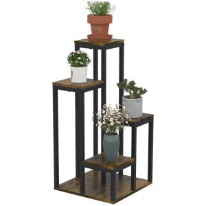 Tildasstore Blomstativ med 4 nivåer 40x40x81 cm