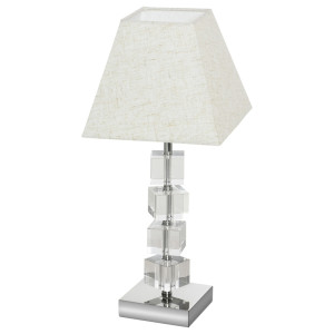 Tildasstore Bordslampa roterande kristall 20x20x47 cm