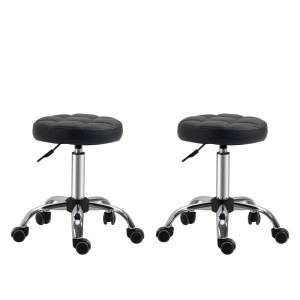 Tildasstore Arbetspallar 2-pack höj- och sänkbara läder