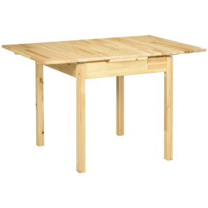 Tildasstore Fällbart matbord för 4 personer 120x80x75 cm