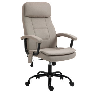 Tildasstore Kontorsstol massagefunktion beige