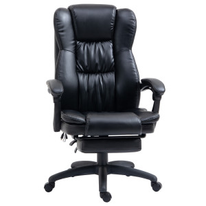 Tildasstore Massagekontorsstol 135° liggfunktion, fotstöd