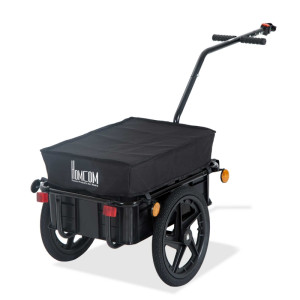 Tildasstore Cykelvagn upp till 40 kg svart