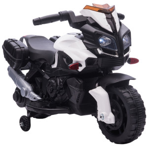 Tildasstore Elmotorcykel ED-ljus simulerat motorljud metall + PP svart