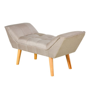 Tildasstore Sittbänk beige 117x46x55 cm