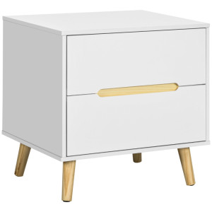 Tildasstore Sängbord med 2 lådor Furu 50x40x50,5 cm