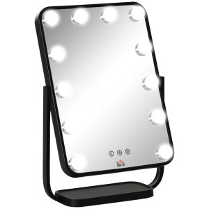Tildasstore Sminkspegel med 12 LED-lampor