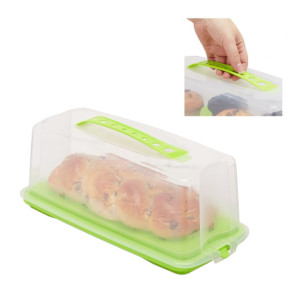 Tildasstore Tårtfat med lock BPA-fri - Grön
