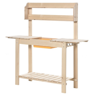 Tildasstore Planteringsbord justerbar arbetsyta 100x40x140 cm
