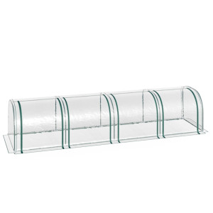 Tildasstore Tunnelväxthus stålram 395x100x80 cm