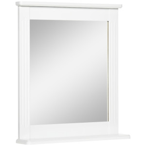 Tildasstore Väggspegel med 1 hylla MDF glas