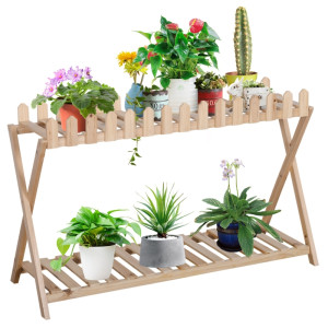 Tildasstore Växthylla massivt trä 108x37x65 cm
