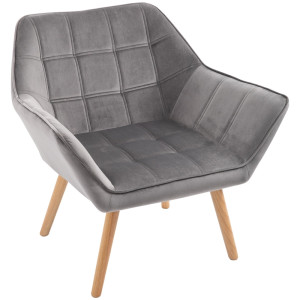Tildasstore Fåtölj 64x62x72,5 cm sammet