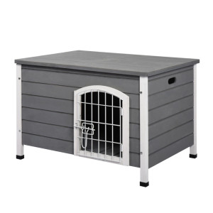 Tildasstore Hundkoja grå gran 80x55x53,5 cm