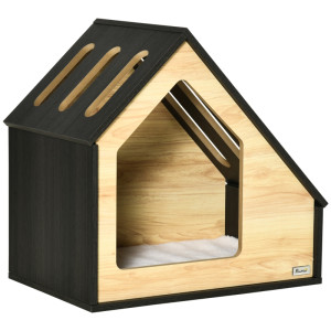 Tildasstore Hundkojasluttande tak för små hundar upp till 8 kg 60x40x59,2 cm